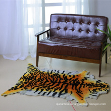 Area Rug Chic Style Tiger Leopard Printed Australia Sheepskin Rug Soft Plush Eco-Friendly Rug Fits Perfectly in Living Room/Bed